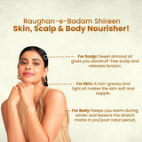 Hamdard Roghan Badam Shirin Sweet Almond Oil -50 ml image 3