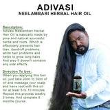 Neelambari Ayurvedic Hair Care Adivasi Neelambari Herbal Hair Oil 500ML image 3
