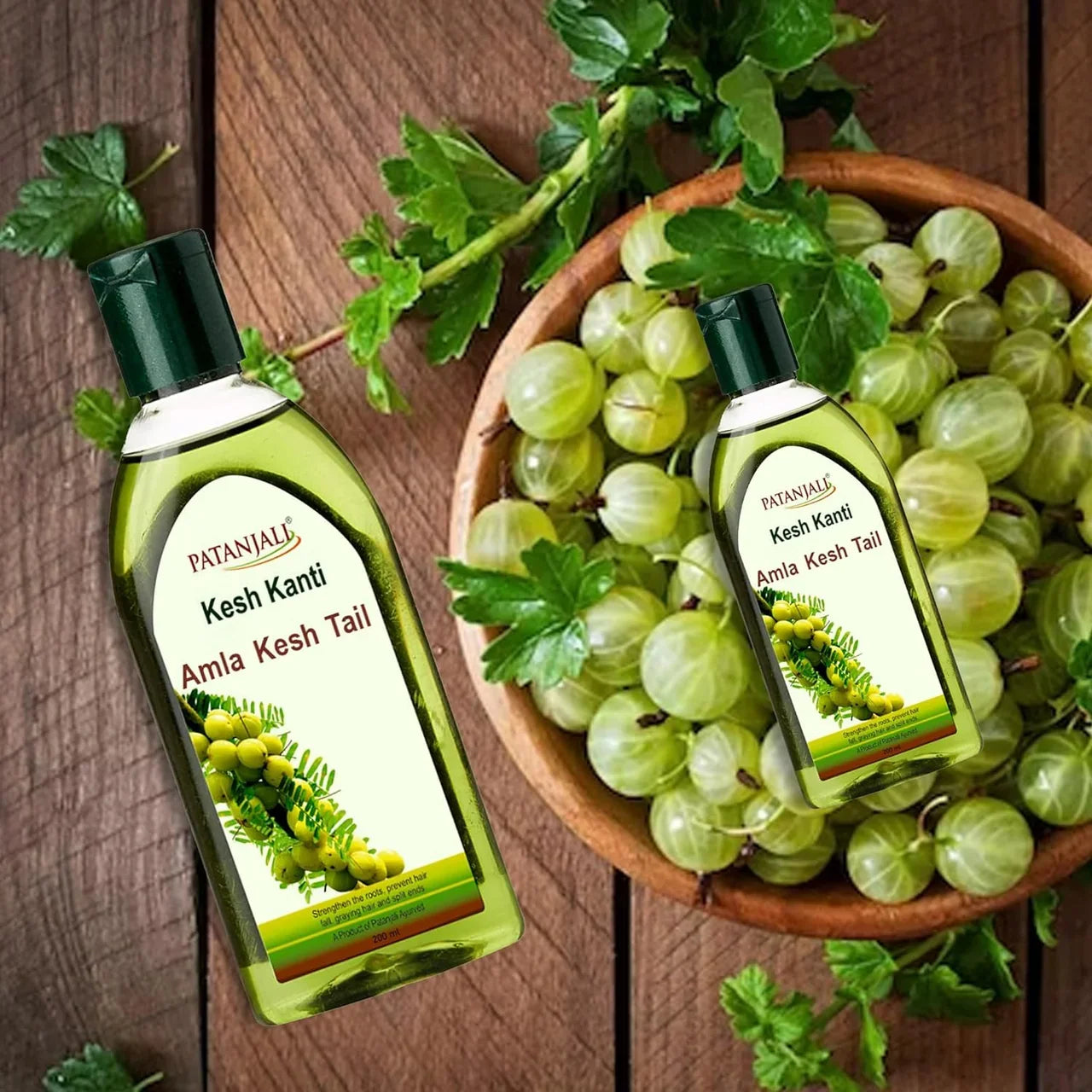 Patanjali Kesh Kanti Amla Hair Oil -50 ml - Pack of 1 image 5