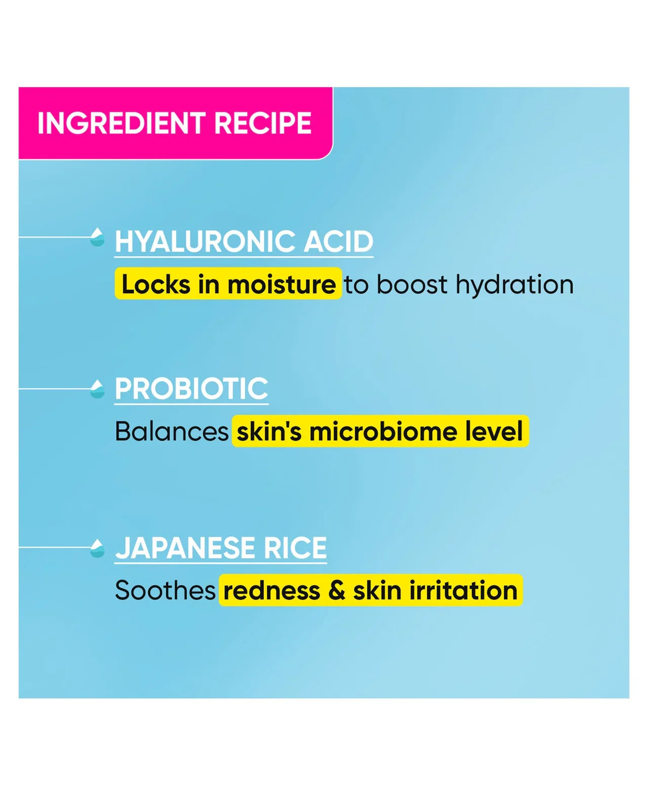Dot & Key 72 Hr Hydrating Probiotic Face Gel Rice Water -60 ml image 5