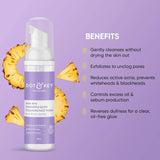 Dot & Key AHA BHA & Pineapple Glow Foaming Face Wash  -80 ml image 2
