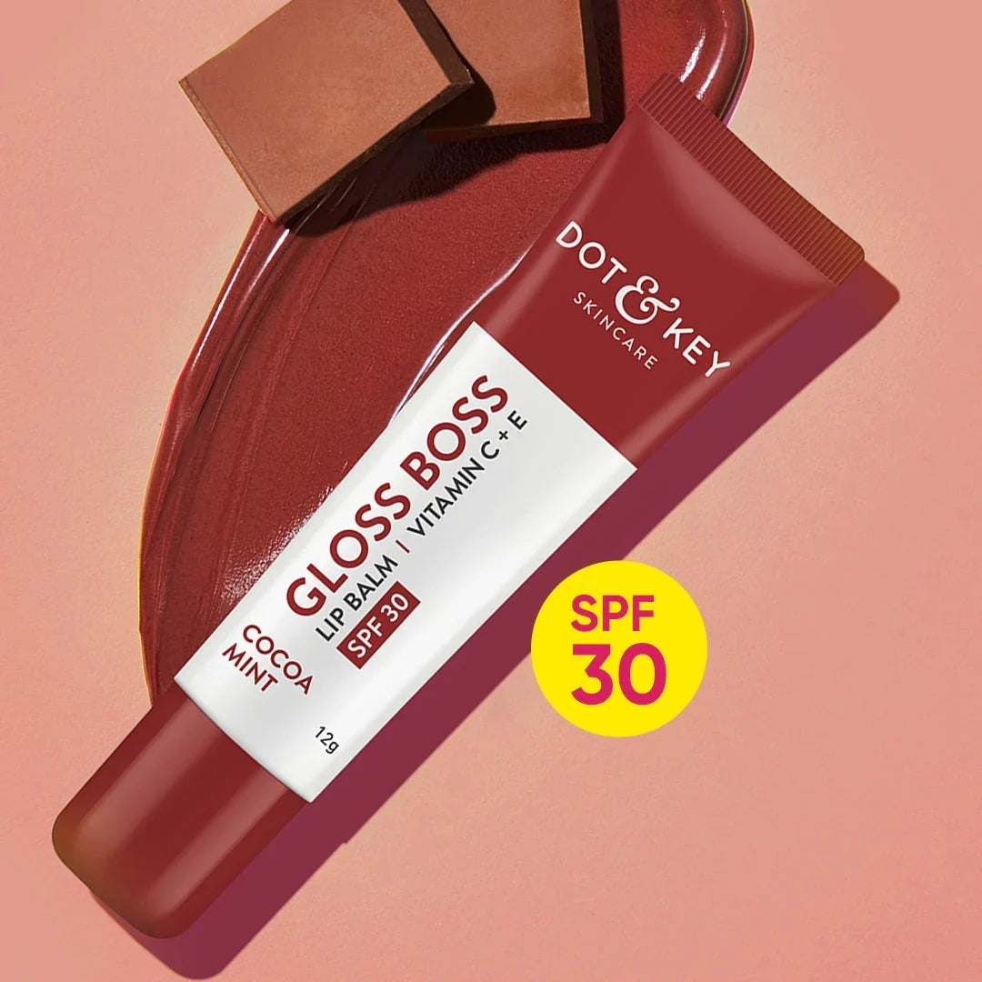 Dot & Key Gloss Boss Cocoa Mint Lip Balm -12 gm image 2