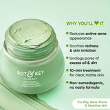 Dot & Key Pollution + Acne Defense Green Clay Face Mask -85 gm image 2