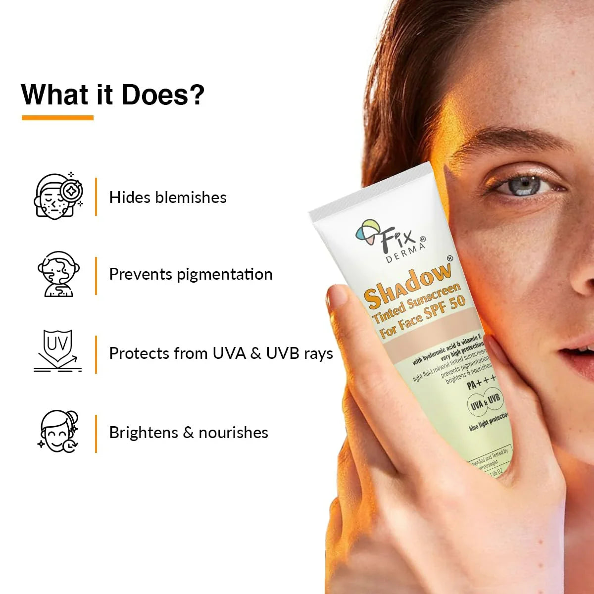 Fixderma Shadow Rx Tinted Sunscreen -30 gm image 3