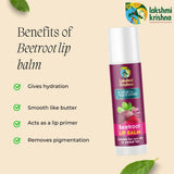 Lakshmi Krishna Naturals Beetroot Lip Balm -6 gm image 3