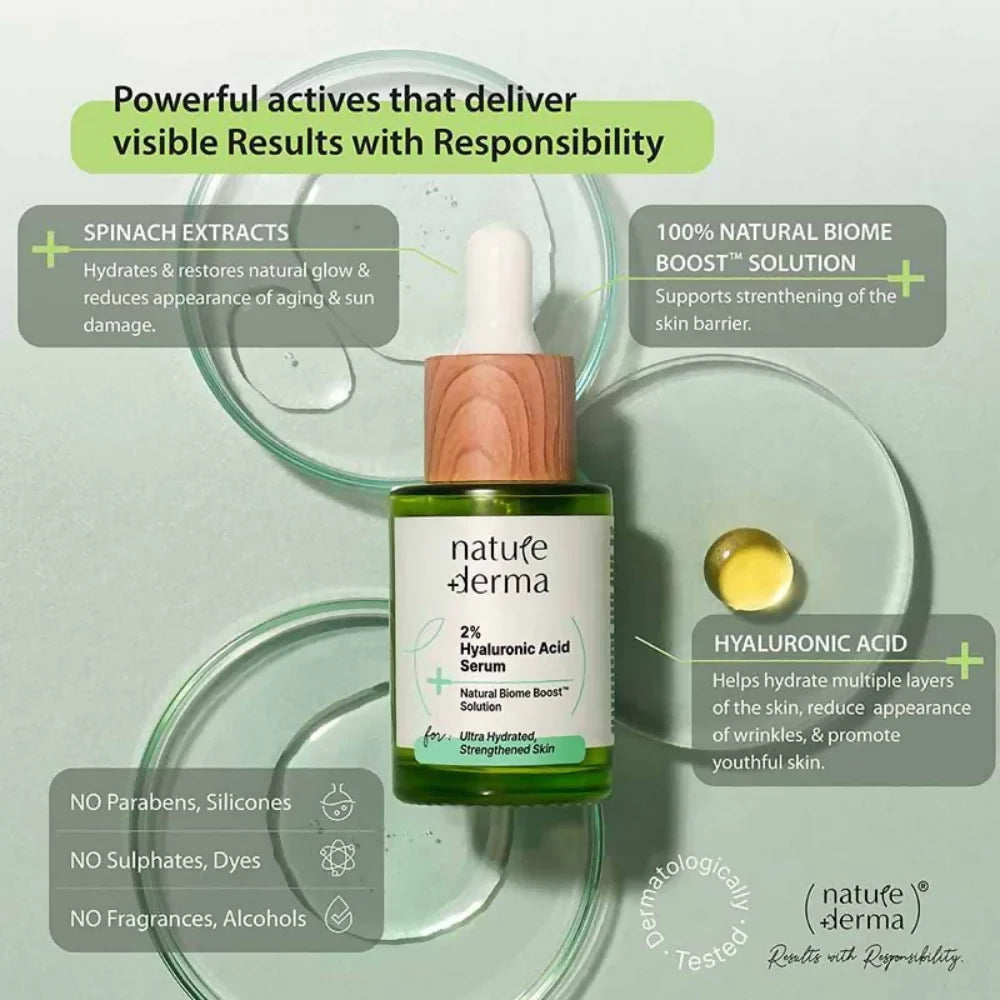 Nature Derma 2% Hyaluronic Acid Serum -30 ml image 3