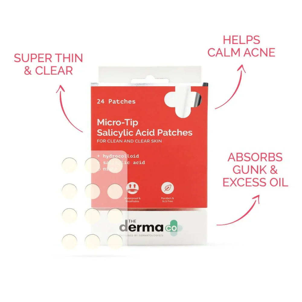he Derma Co Micro-Tip Salicylic Acid Patches -24 Patches image 2