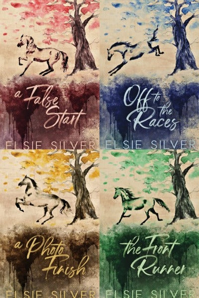 (Combo) Off to the Races + A Photo Finish + The Front Runner + A False Start (4 Books) (Gold Rush Ranch) (Paperback) by Elsie Silver
