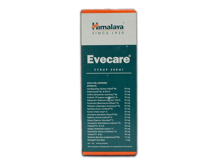 Himalaya Herbals Evecare Forte Liquid Syrup 200ml image 3