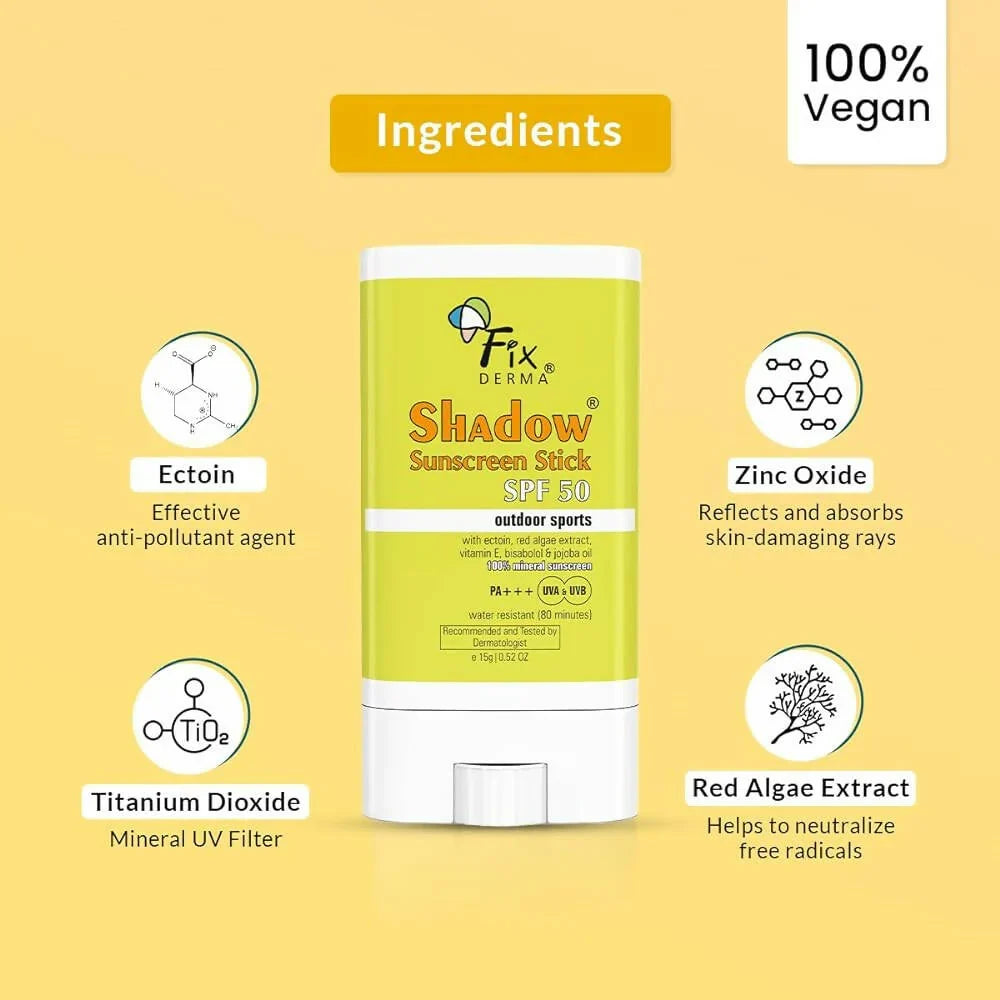 Fixderma Shadow Sunscreen Stick SPF 50 -15 gm