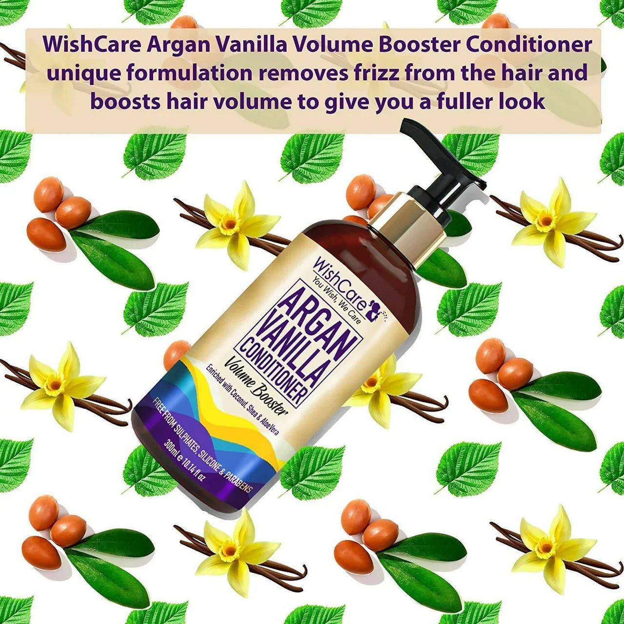 Wishcare Argan Vanilla Conditioner -300 ml image 4