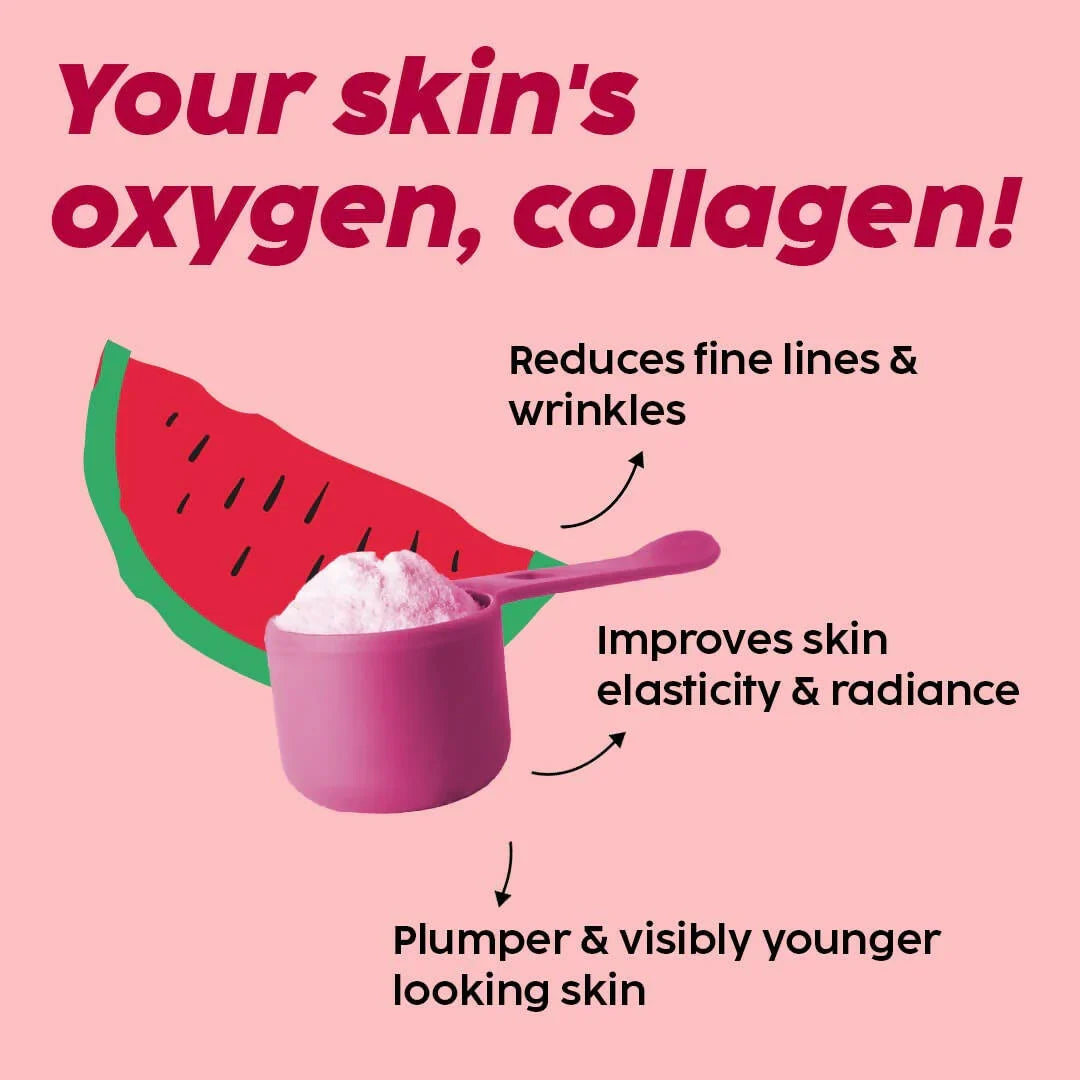 PLIX The Plant Fix Wholefood Forever Young Collagen -Watermelon -200 gm image 3