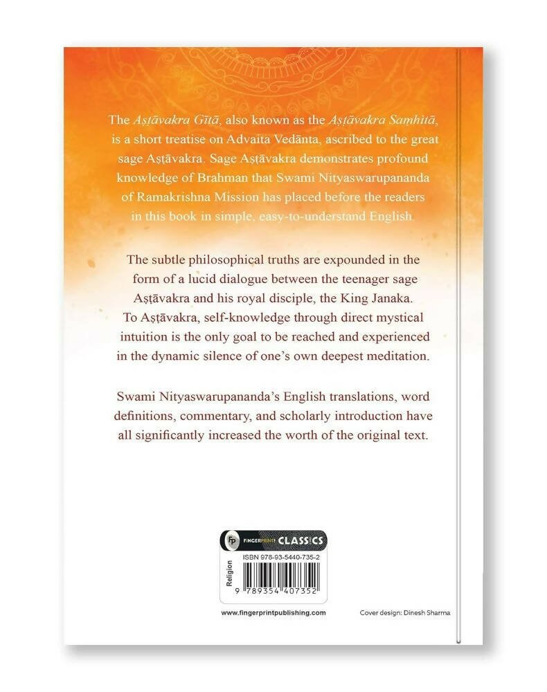 Ashtavakra Gita By Swami Nityaswarupananda - – English – Books (image 2)