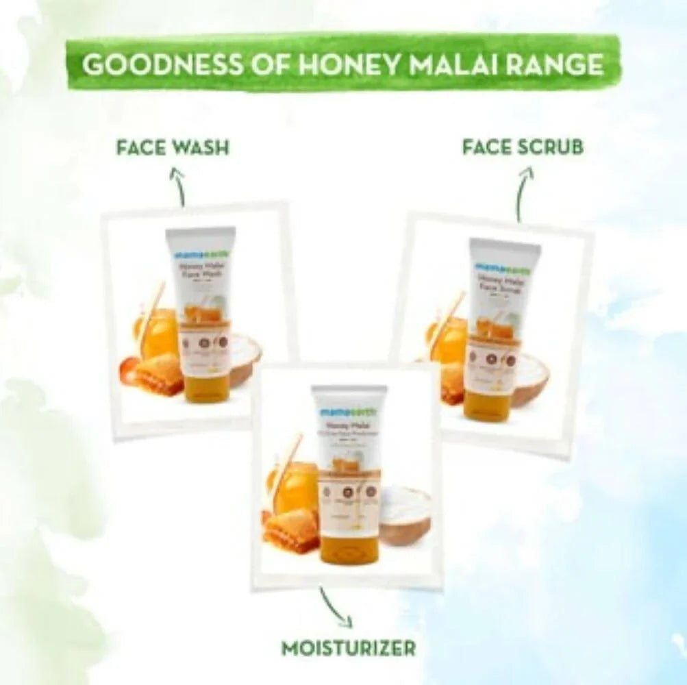 Mamaearth Honey Malai Face Wash For Nourishing Glow -100 ml image 4