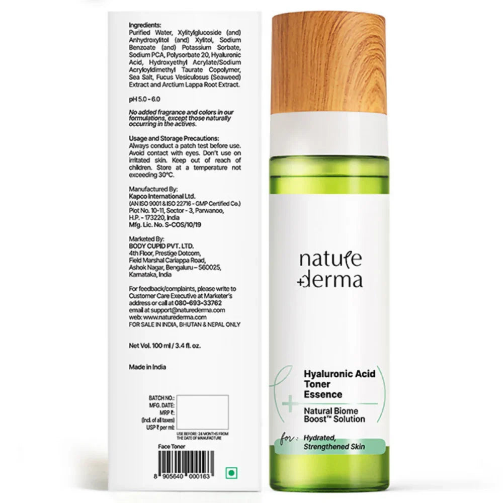 Nature Derma Hyaluronic Acid Toner Essence -100 ml image 4