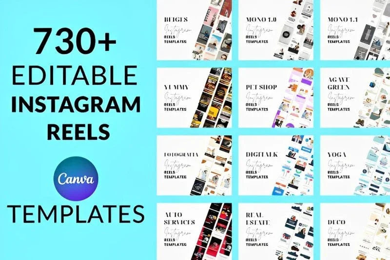 730+ Instagram Video Reel Templates | Motivational Reels | Canva Templates | Quotes Reel Templates Analyze listing image 2