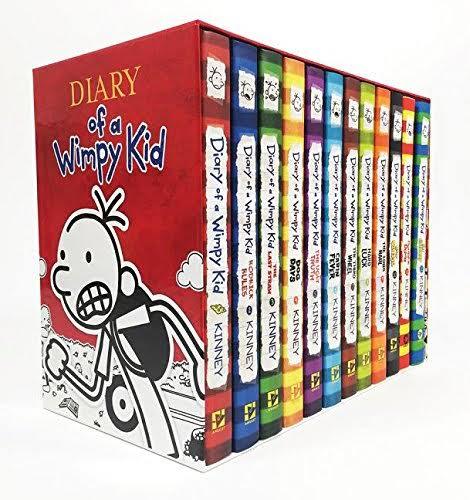 Wimpy Kid Box Set of 12 books (Paperback)