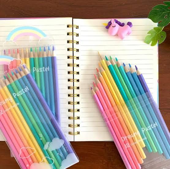 Beautiful Pastel Shades Pencils for Shading Drawing Coloring Pastel Pencils
(Pack of 12) image 2