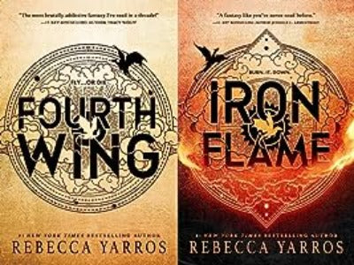 (Combo) Fourth Wing + Iron Flame (Paperback) by Rebecca Yarros