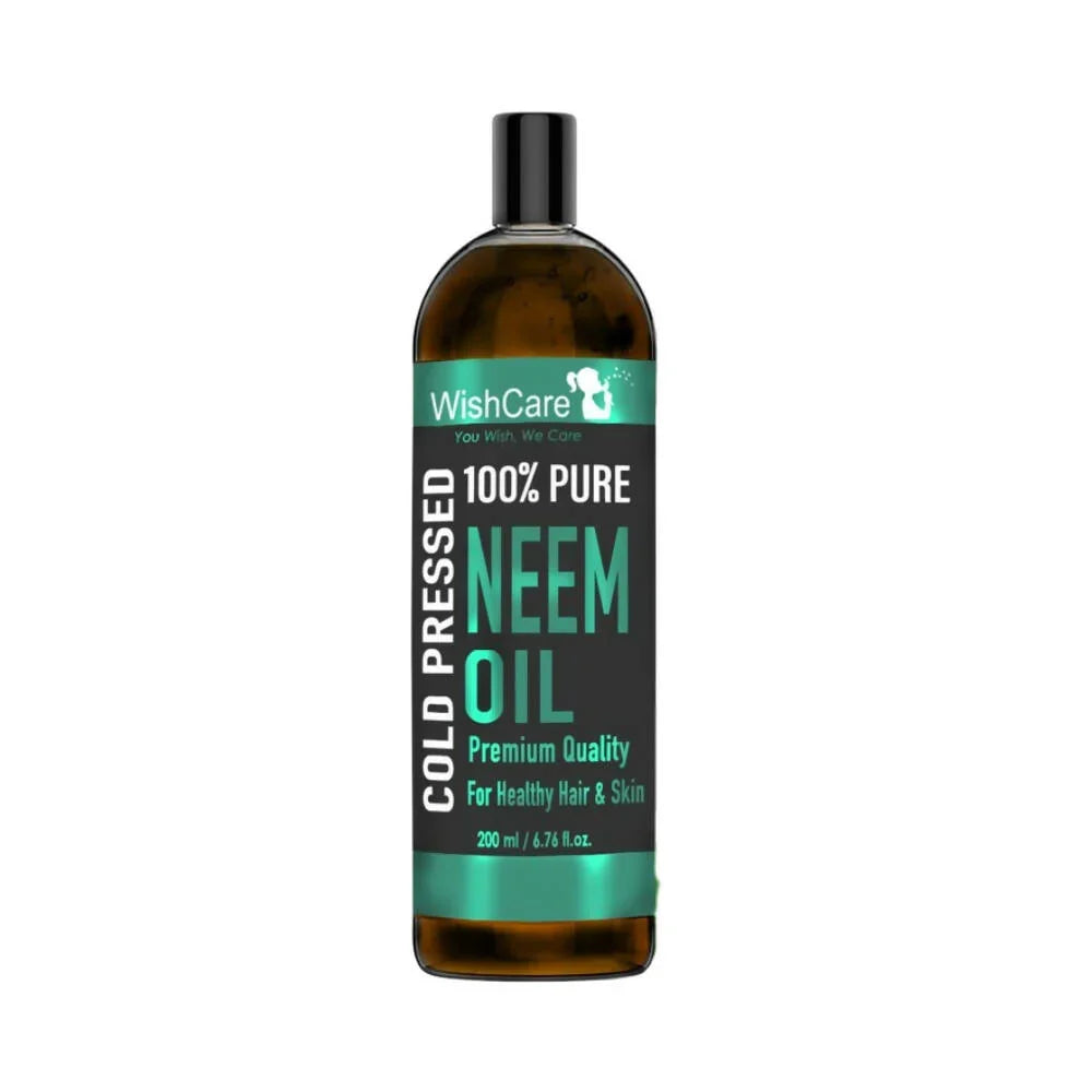 Wishcare 100% Pure Cold Pressed Neem Oil -200 ml image 2