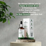 Aravi Organic Rosemary Essential Oil for Hair Growth, Anti Hair Fall -30 ml image 3