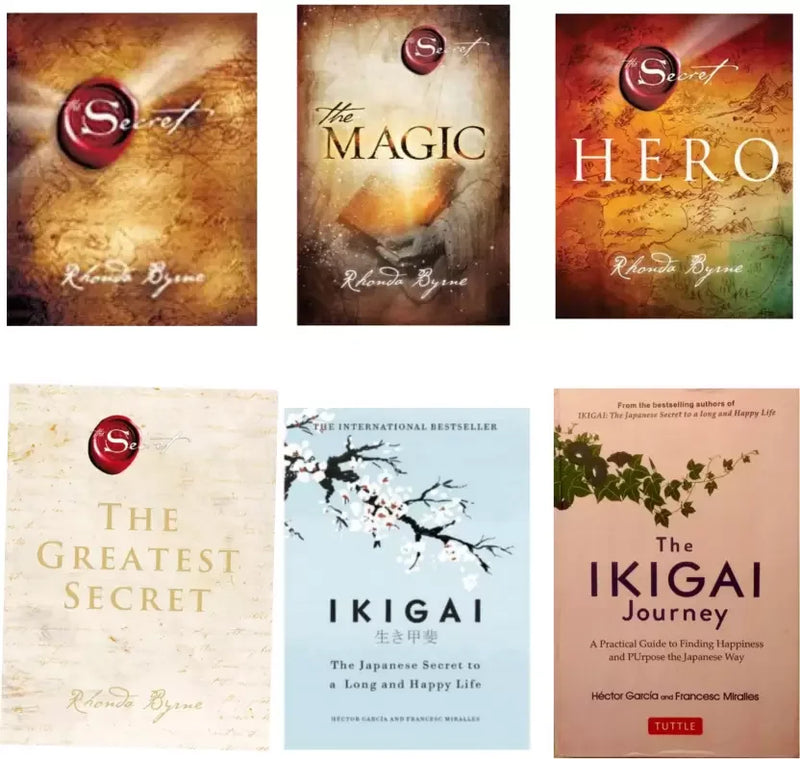 Life Changing Secret(4) 6 Books Set, (The Secret, Greatest Secret, Hero, Magic, Hector Garcia) (Paperback, Rhonda Byrne, Hector Garcia)