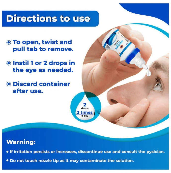 Isotine Plus Eye Drops - 10ml image 3