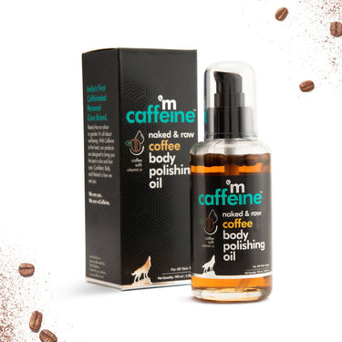 mCaffeine Raw Coffee Body Polishing Oil - 100 ml image 2