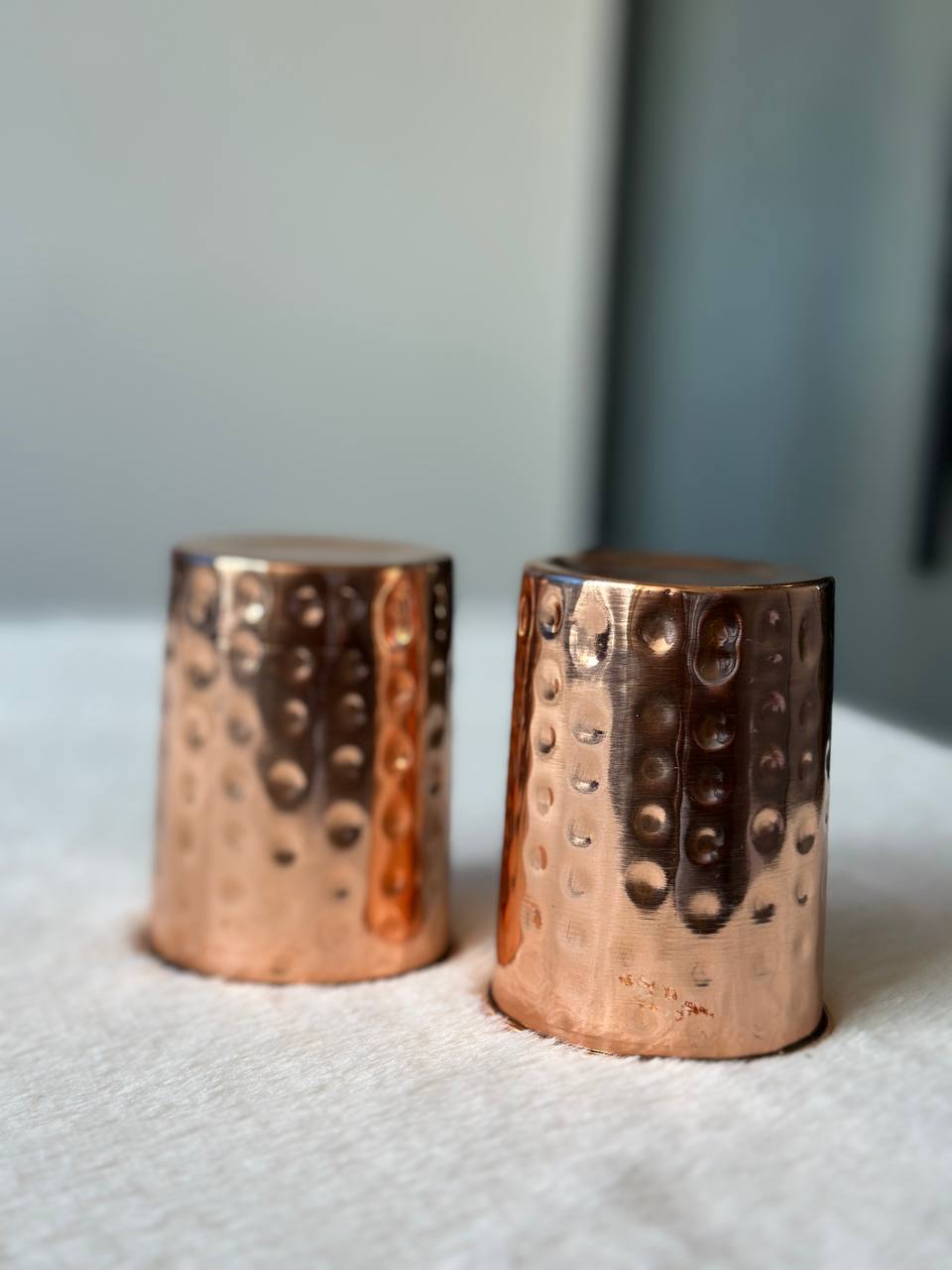 Copper Hammer Water Glass - 300ml -  Pack of 2 image 4