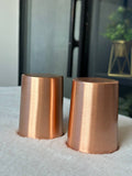 Copper Plain Water Glass - 300ml -  Pack of 2 image 2