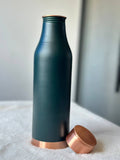 Queen Green Copper Water Bottle – Colour Coated, Leak-Proof Design (950ml) image 3
