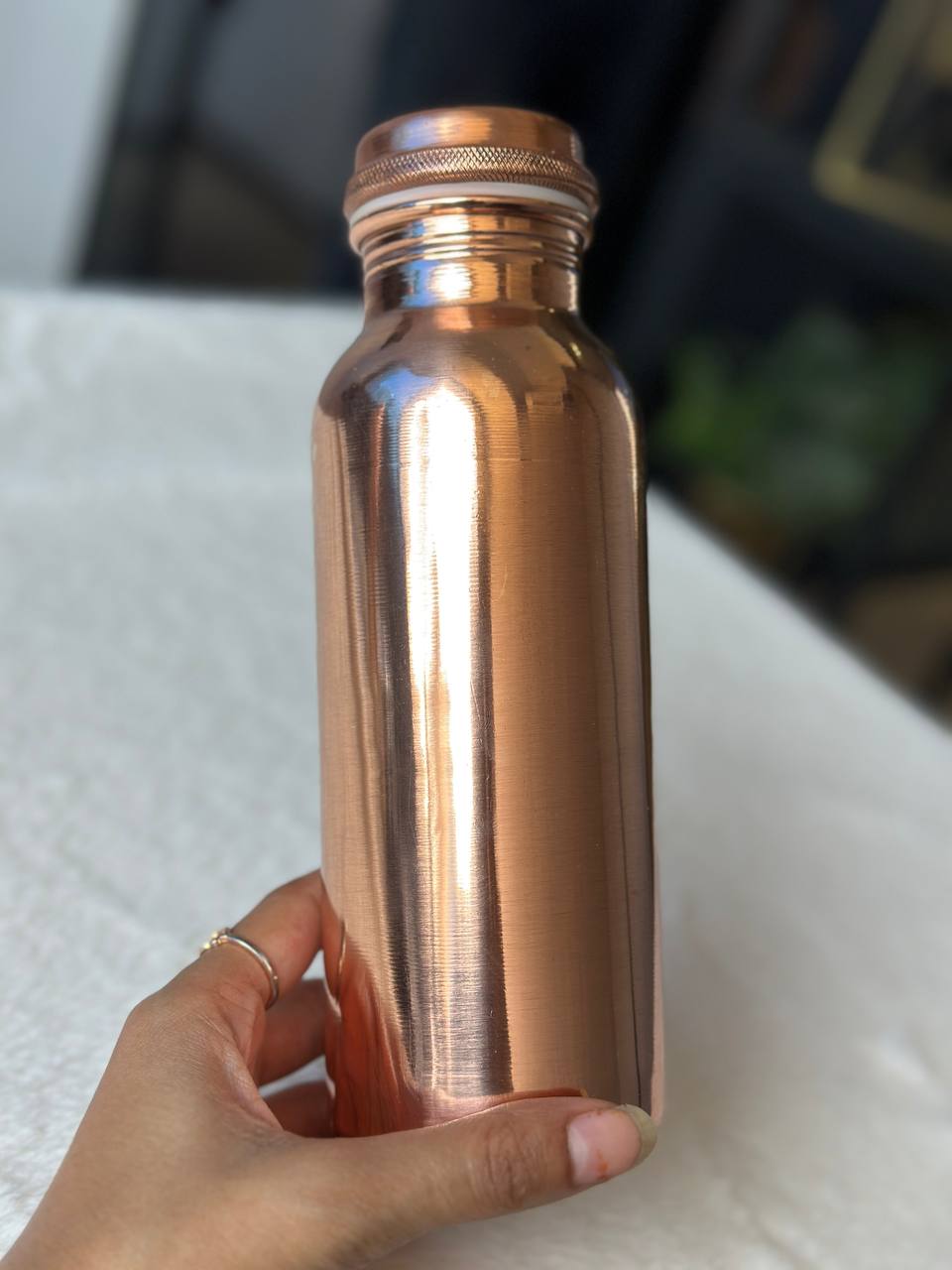 Plain Copper Water Bottle – 500ml image 3