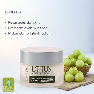 Lotus Professional Phytorx Whitening & Brightening Creme SPF 25 Pa+++ - 50 gms image 3
