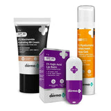 The Derma Co 3-in-1 Skincare Set – BB Cream, Lip Balm & SPF 50 Sunscreen for Daily Use