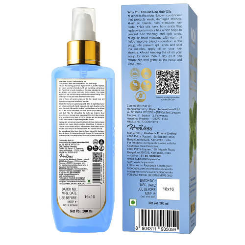 Wow Skin Science Cool Mint Hair Oil -200 ml image 2