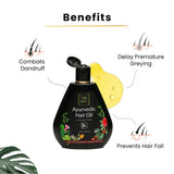 Tru Hair & Skin Hair Oil For Hair Fall Control & Dandruff -200 ml