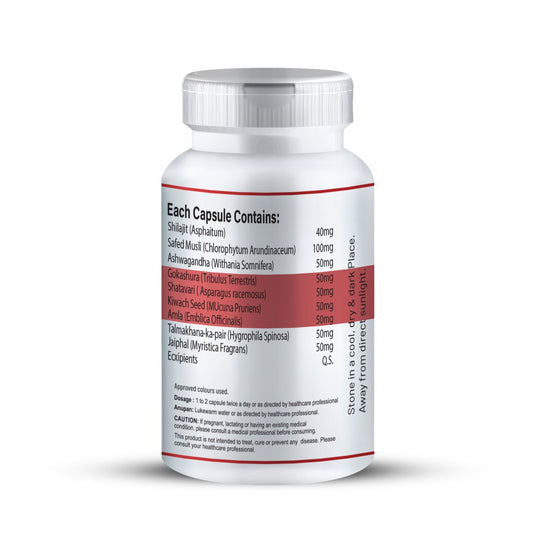 Zenius India Rise Maxx – Herbal Vitality Supplement (60 Capsules) image 2