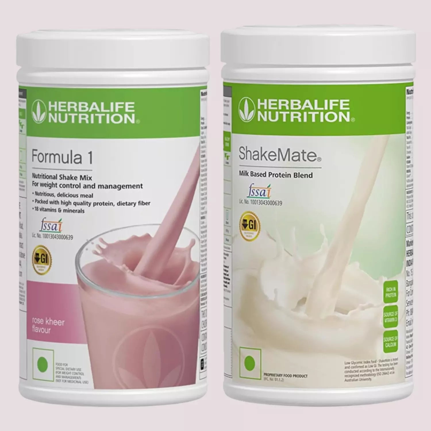 Herblife Formula 1 Shake Mix Rose Kheer Flavour And Shakemate image 2