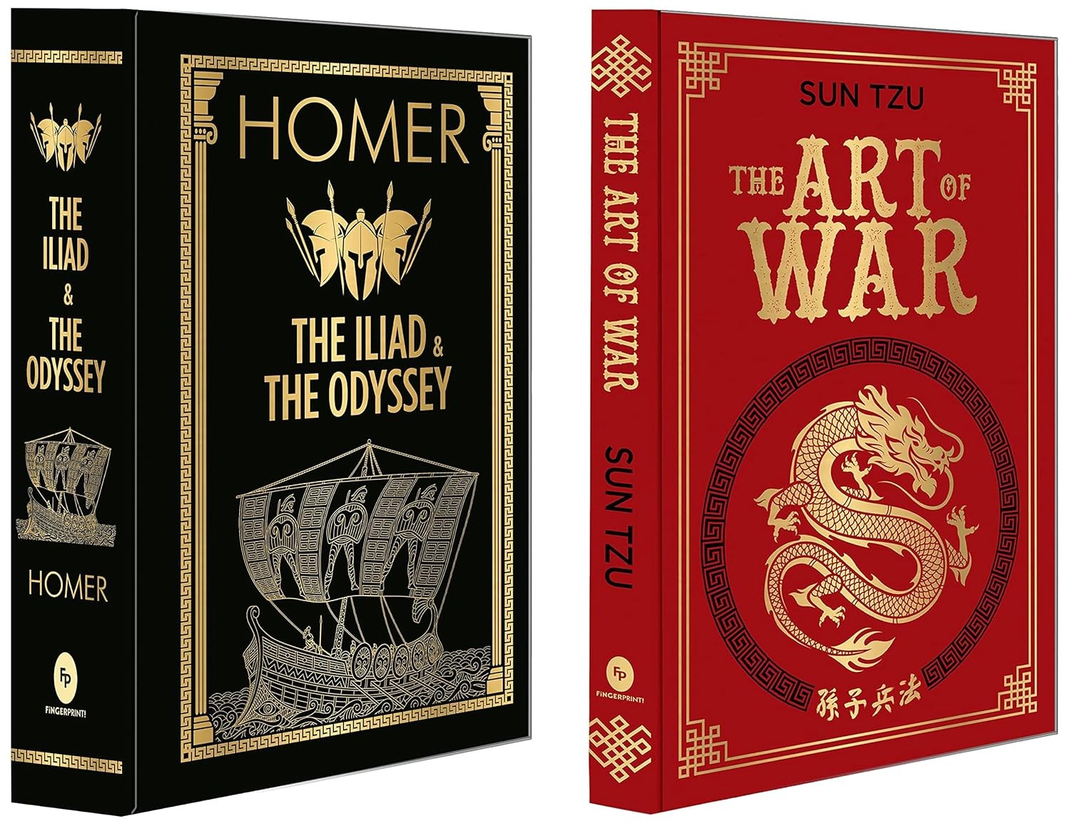 HOMER: The Iliad & the Odyssey (Deluxe Hardbound Edition)+The Art of War - Delux image 7
