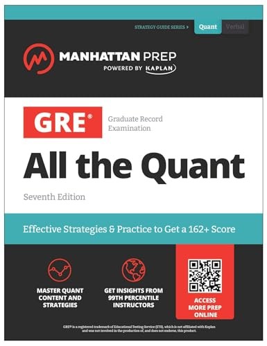 GRE All the Quant (Manhattan Prep) - Manhattan Prep - Paperback - Brand New image 6