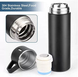 Stainless Steel Thermo 500ml Vacuum Insulated Bottle Water Flask Gift Set 500 ml image 4