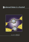 Condensed Matter in a Nutshell by Gerald D. Mahan, International ed. – Brand New