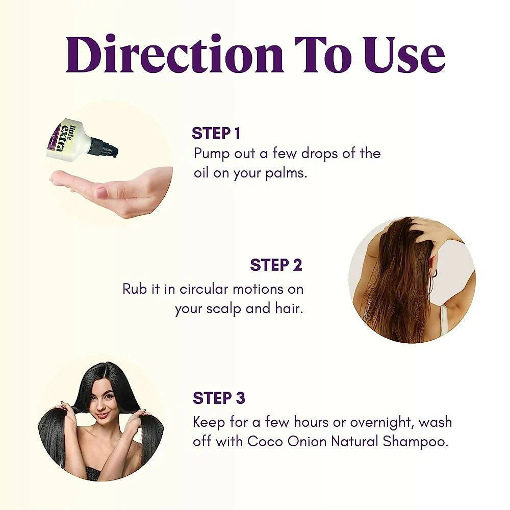 Little Extra Coco Onion Natural Hair Oil -150 ml image 5