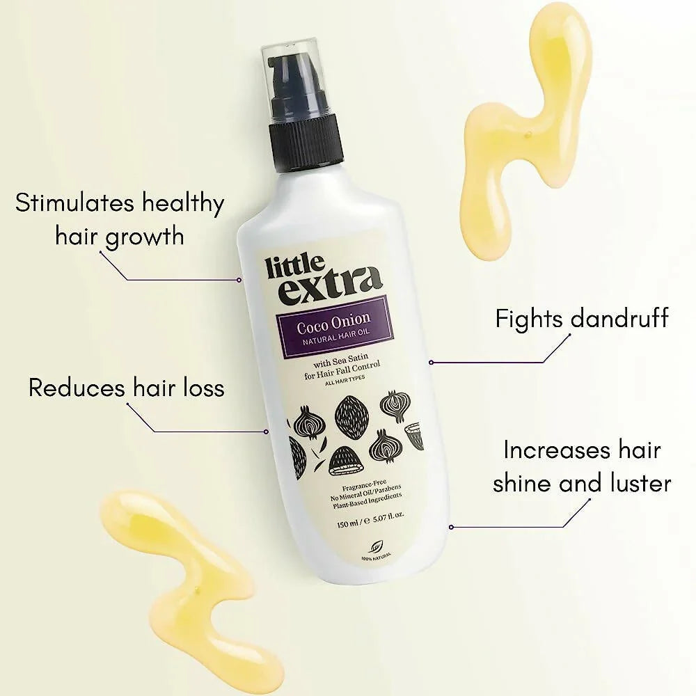 Little Extra Coco Onion Natural Hair Oil -150 ml image 3